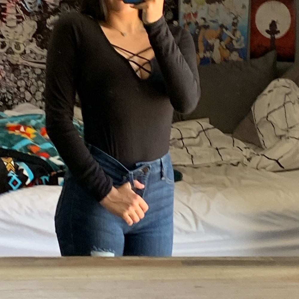 Hollister Black Bodysuit